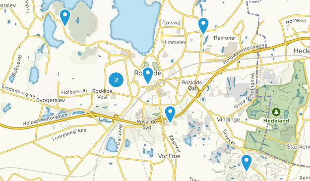 Roskilde, Seeland Map