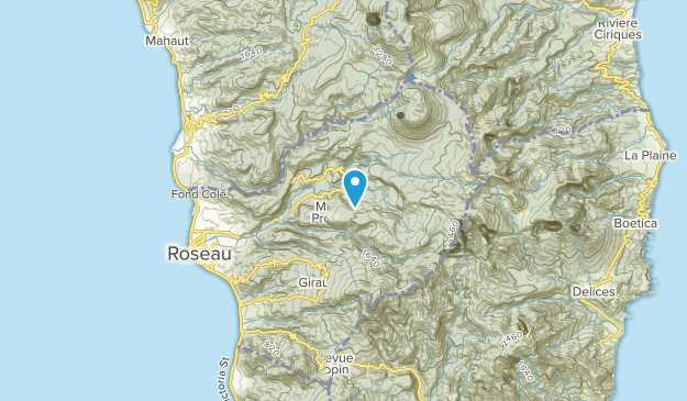 Morne Prosper, Saint George Map