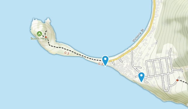 Scotts Head Village, Saint Mark Map