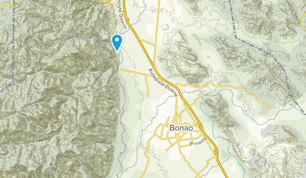 Bonao, Monseñor Nouel Map