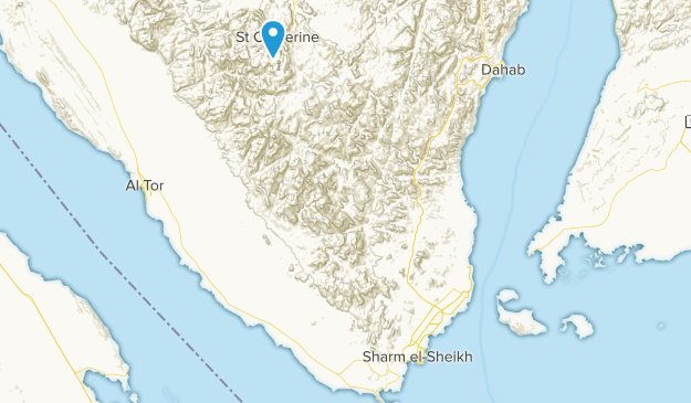Sharm El Sheikh, Janub Sina' Map