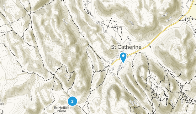 St Catherine, South Sinai Map
