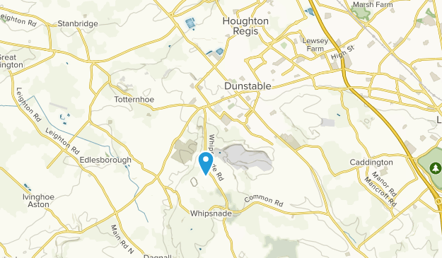 Dunstable, Bedfordshire Map