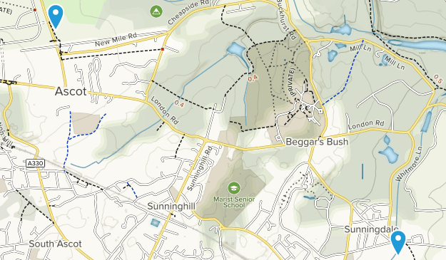 Ascot, Berkshire Map