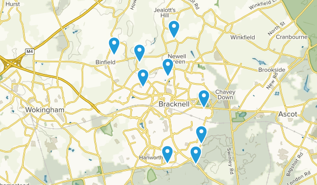 Bracknell, Berkshire Map