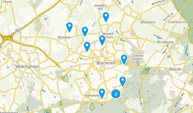 Bracknell, Berkshire Map