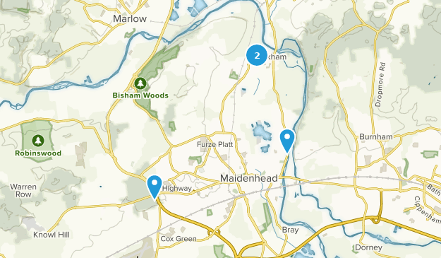 Maidenhead, Berkshire Map
