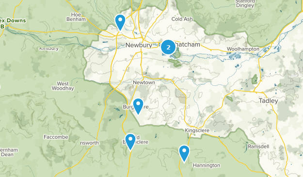 Newbury, Berkshire Map