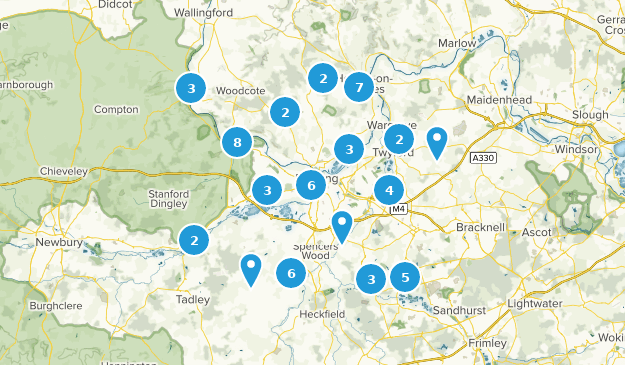 Reading, Berkshire Map