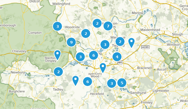 Reading, Berkshire Map
