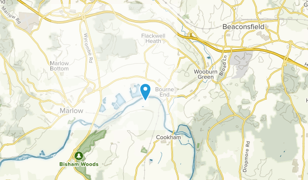 Bourne End, Buckinghamshire Map