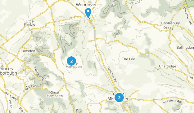 Great Missenden, Buckinghamshire Map