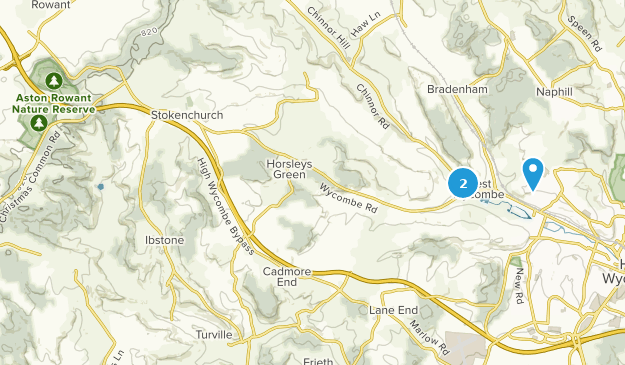 High Wycombe, Buckinghamshire Map