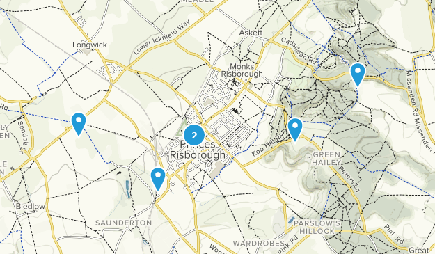 Princes Risborough, Buckinghamshire Map