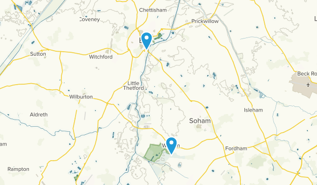 Ely, Cambridgeshire Map