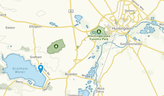Huntingdon, Cambridgeshire Map