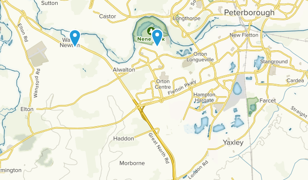 Peterborough, Cambridgeshire Map