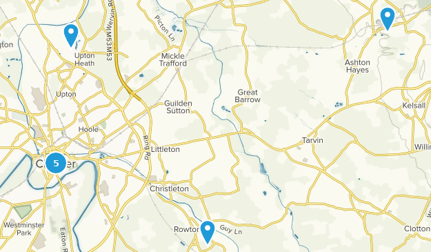 Chester, Cheshire Map