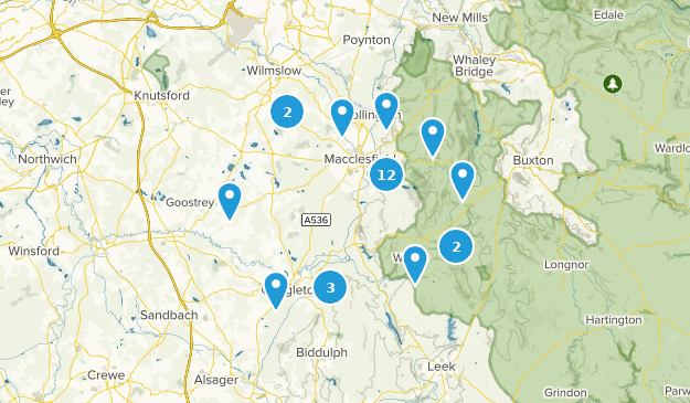 Macclesfield, Cheshire Map