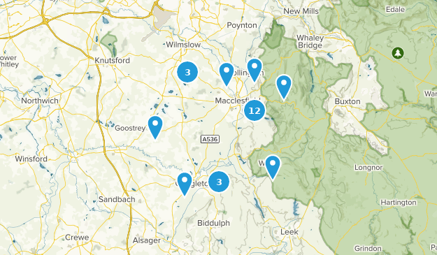 Macclesfield, Cheshire Map
