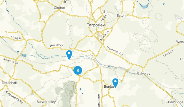 Tarporley, Cheshire Map