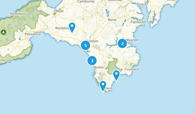 Helston, Cornwall Map