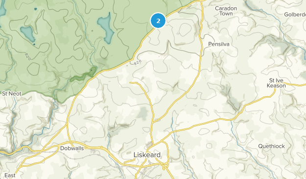 Liskeard, Cornwall Map