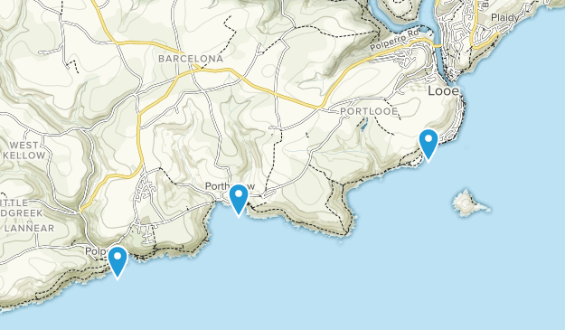 Looe, Cornualles Map