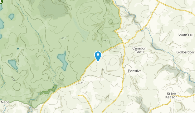 Minions, Cornwall Map