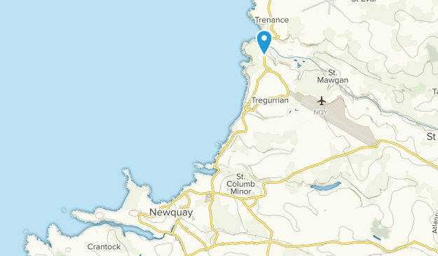 Newquay, Cornwall Map