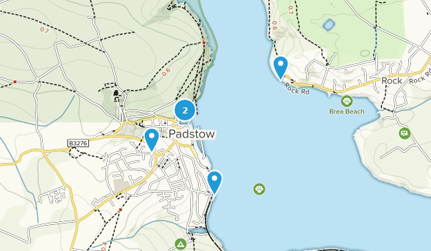 Padstow, Cornwall Map