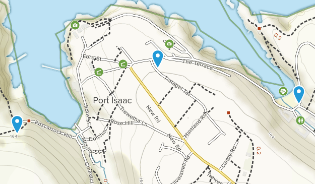 Port Isaac, Cornwall Map
