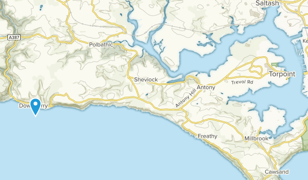 Torpoint, Cornwall Map