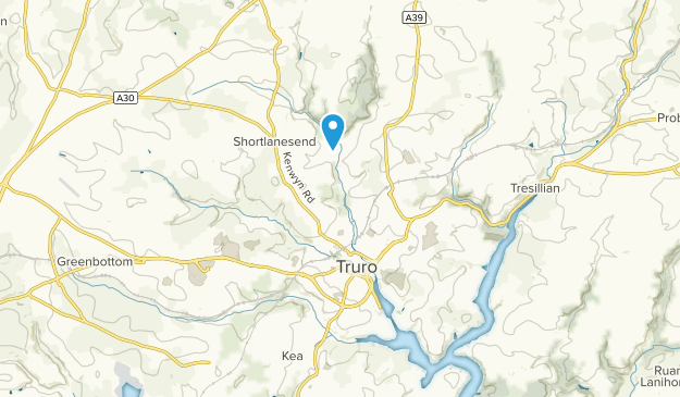 Truro, Cornouailles Map