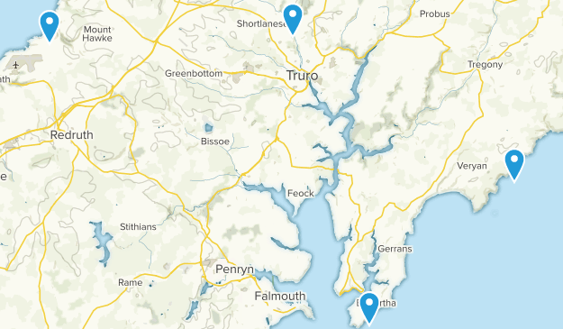 Truro, Cornwall Map