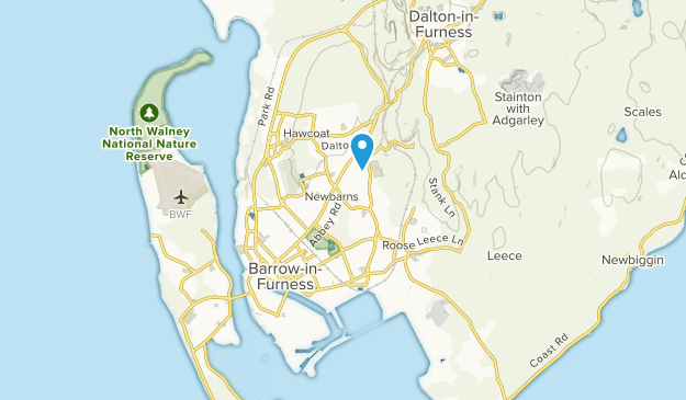 Barrow-in-Furness, Cumbria Map