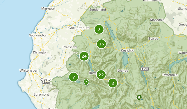 Cockermouth, Cumbria Map