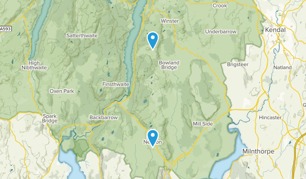 Grange-over-Sands, Cumbria Map