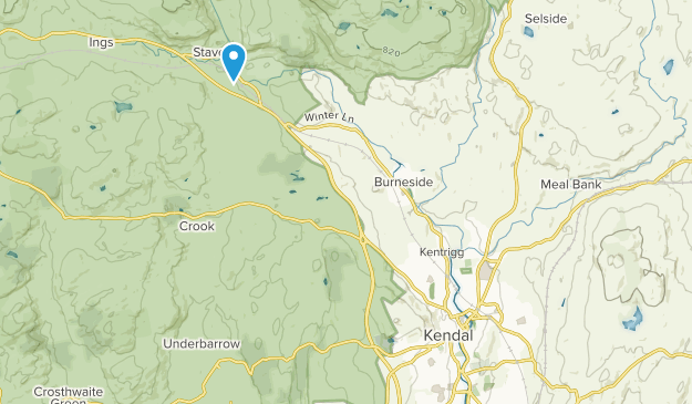Kendal, Cumbria Map