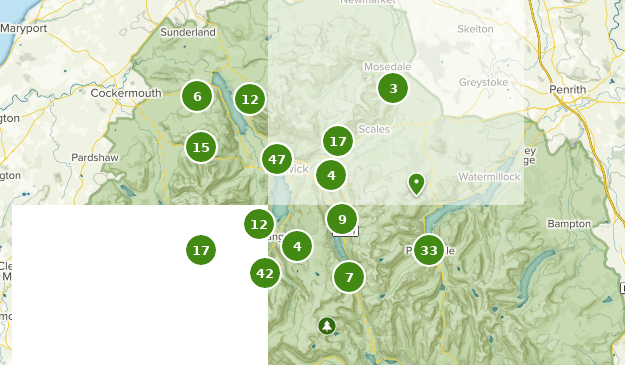 Keswick, Cumbria Map
