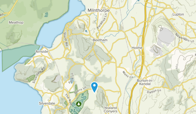Milnthorpe, Cumbria Map