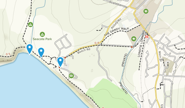 St Bees, Cumbria Map