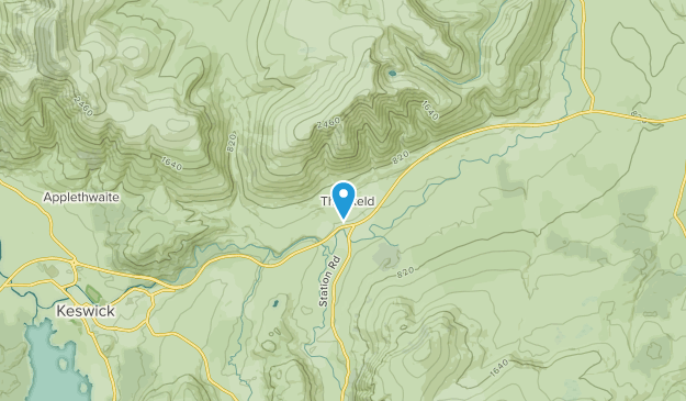 Threlkeld, Cumbria Map