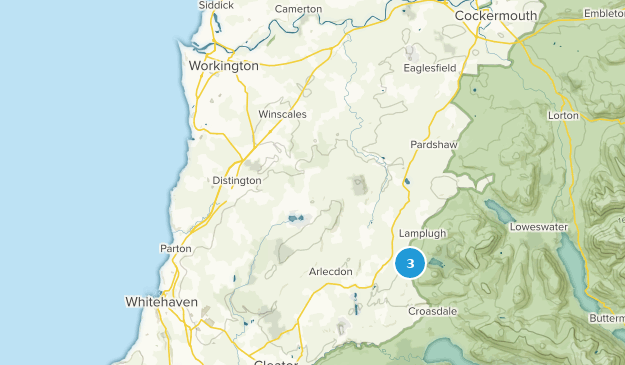 Workington, Cumbria Map