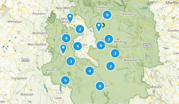 Buxton, Derbyshire Map