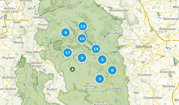Hope, Derbyshire Map