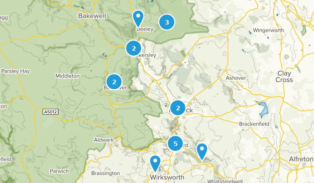 Matlock, Derbyshire Map