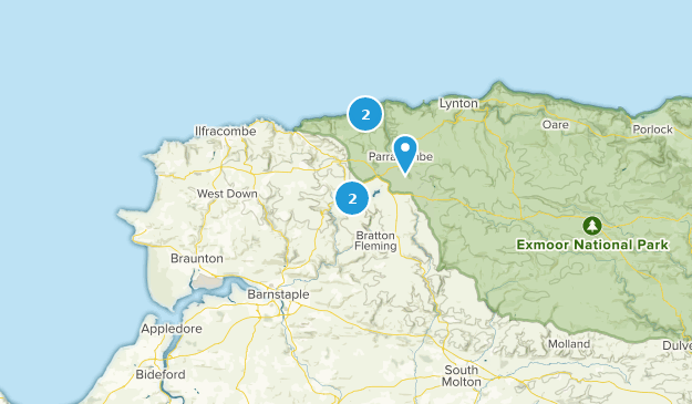 Barnstaple, Devon Map
