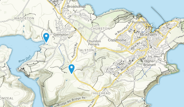 Brixham, Devon Map