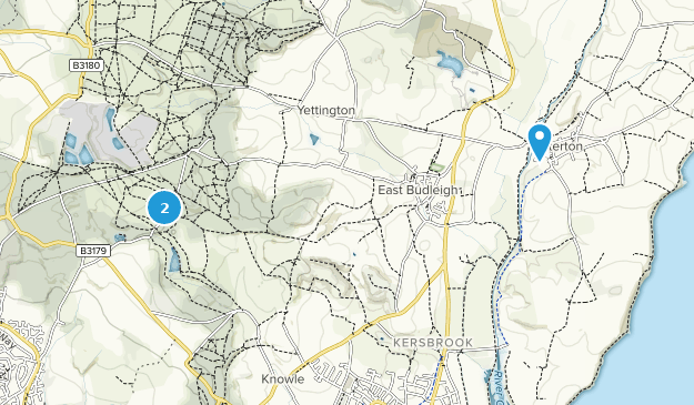 Budleigh Salterton, Devon Map